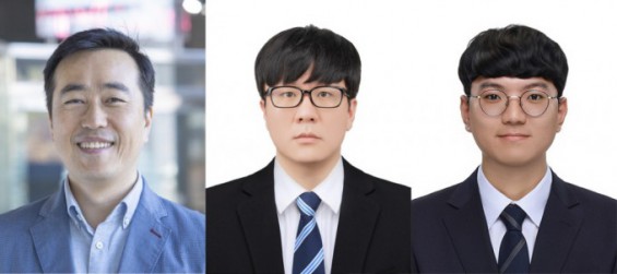 Professor Hee-seung Lee's UNIST research team with the Remy social robot platform.